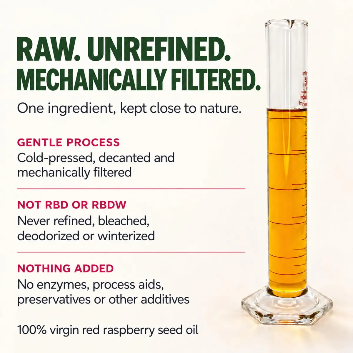 Berry Beautiful Red Raspberry Seed Oil, Cold Pressed, Unrefined, 2 fl oz | Nourishing Face & Body Oil for Sensitive Skin - view 5