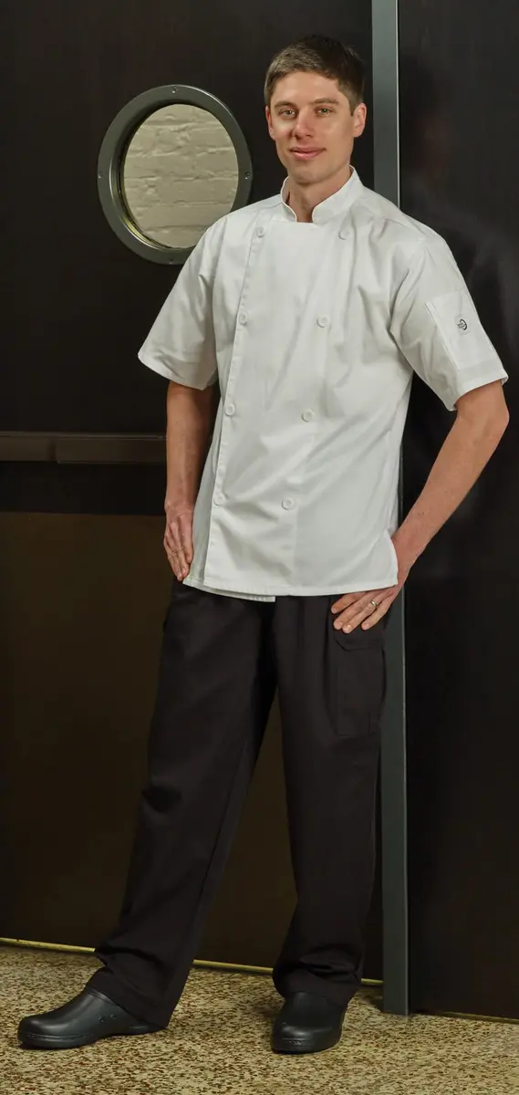 Mercer Culinary Genesis Men's Chef Cargo Pant Small Black | Durable, Comfortable & Professional - view 6