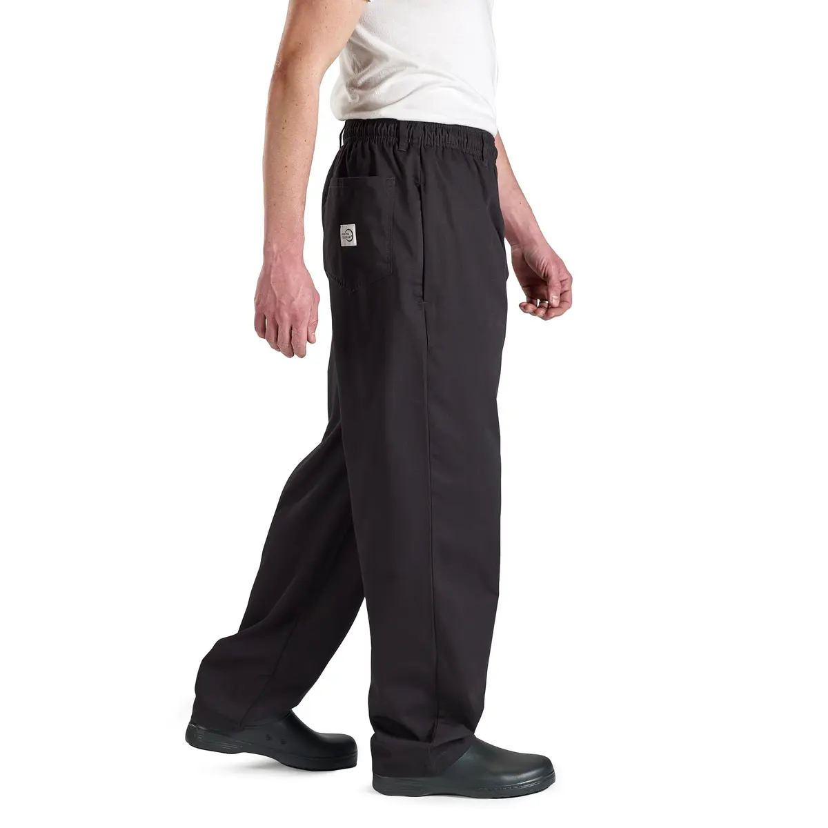 Mercer Culinary Millennia Men's Cook Pants 5X-Large Black | Durable, Comfortable Chef Workwear - view 3