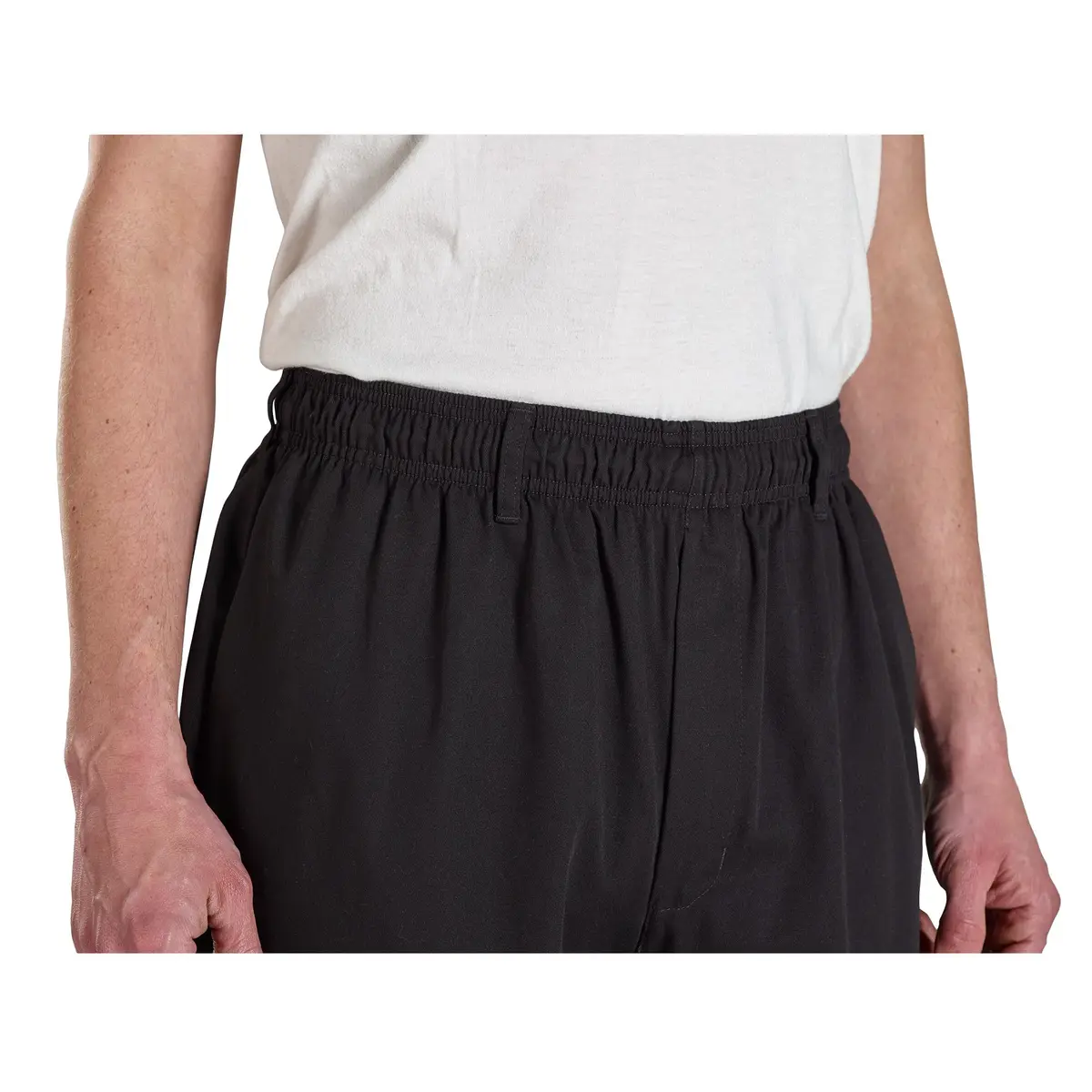 Mercer Culinary Millennia Men's Cook Pants 5X-Large Black | Durable, Comfortable Chef Workwear - view 4