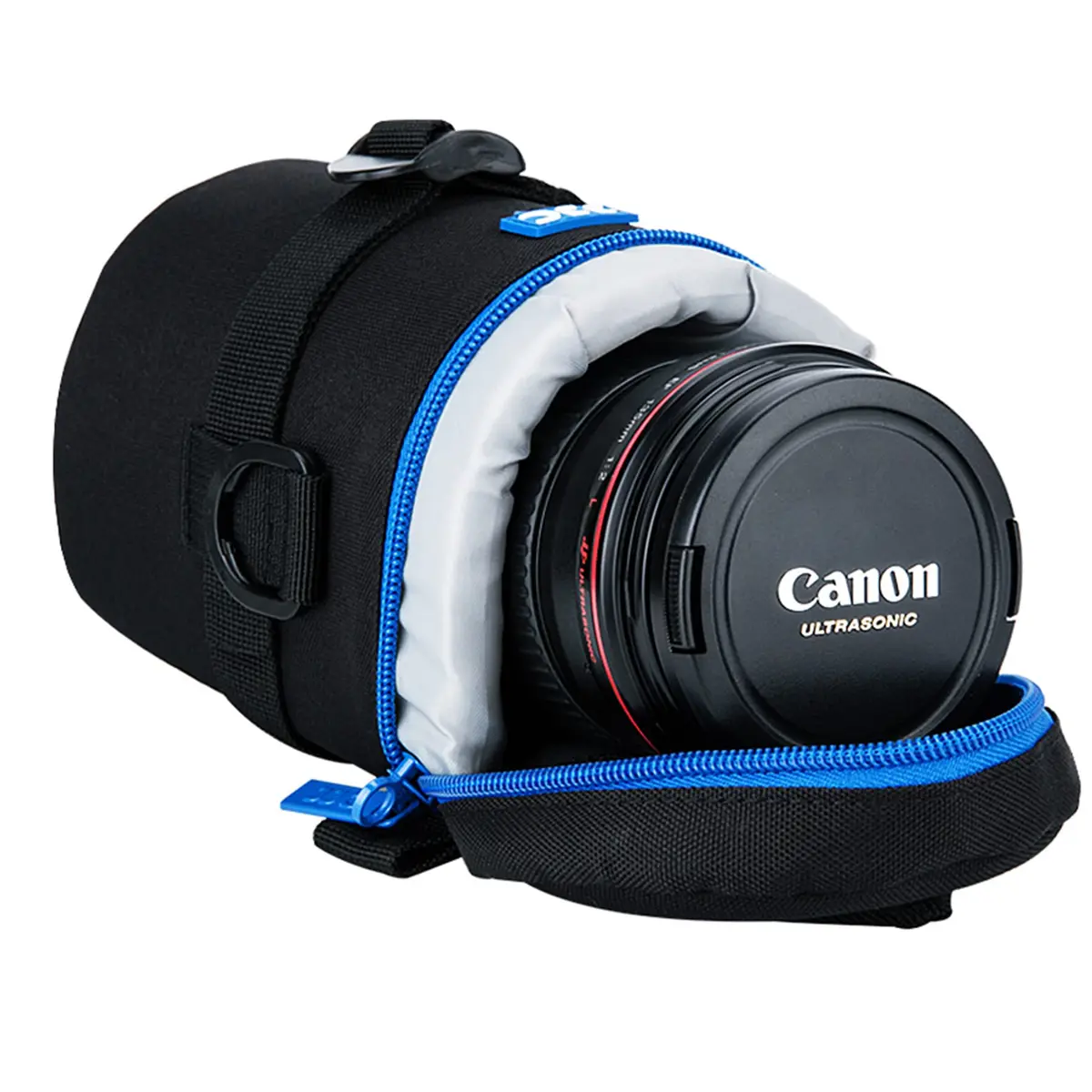 JJC Deluxe Lens Pouch Case Bag for Canon EF 70-200mm 1:4L USM ULTRASONIC/EF 28-300mm 1:3.5-5.6 L IS USM/EF 70-300mm 1:4-5.6L IS USM/NIKON AF-S NIKKOR 70-200mm 1:4G ED VR | Water-Resistant, Heavy-Duty Polyester, 1 Year Warranty - view 3