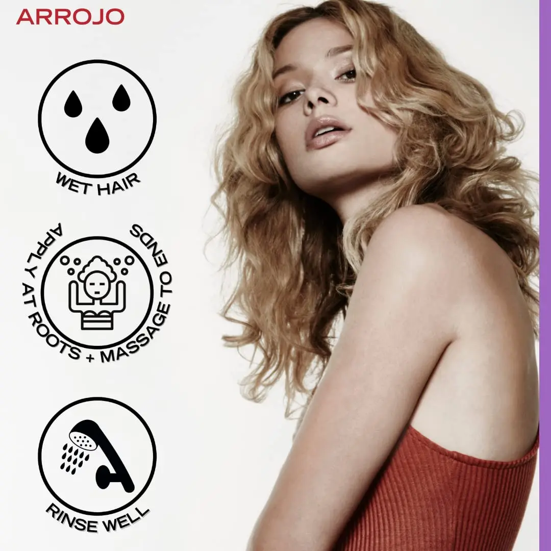 ARROJO Curl Hydration Shampoo 8.5 oz | Nourishes & Defines Curly Hair - view 3