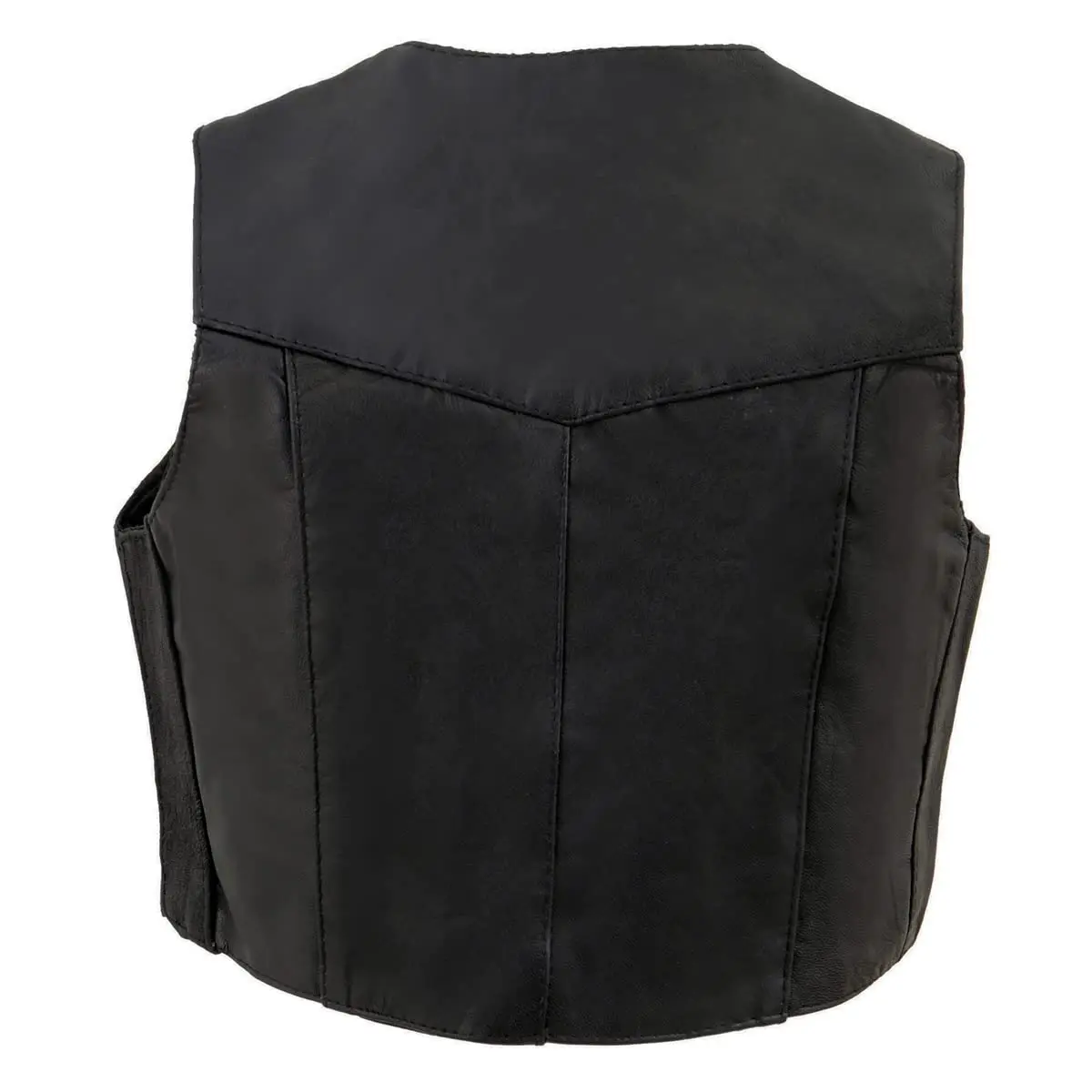 Milwaukee Leather Boys Motorcycle Vest Black X-Large | Classic Leather Design - view 2