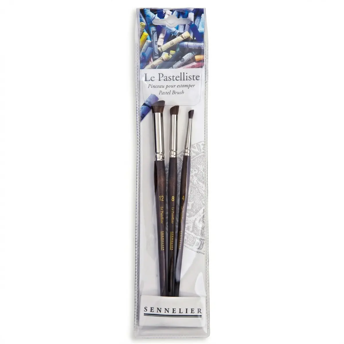 Sennelier Le Pastelliste Pastel Brush Set 3Pc | Professional Artist Brushes for Soft Pastel & Charcoal - view 2