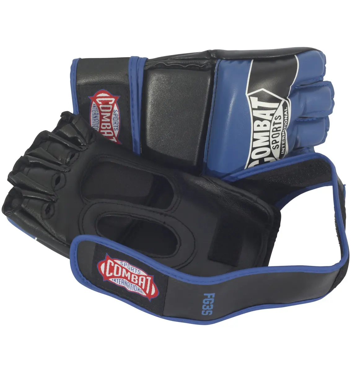 Combat Sports Pro Style Grappling MMA Gloves (Blue, Youth Medium) | 5oz Competition Gloves for MMA & Martial Arts - view 6