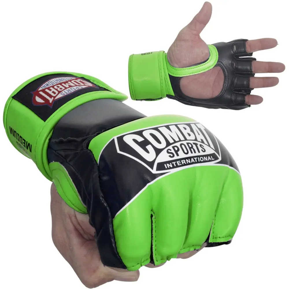Combat Sports Pro Style Grappling MMA Gloves (Blue, Youth Medium) | 5oz Competition Gloves for MMA & Martial Arts - view 7