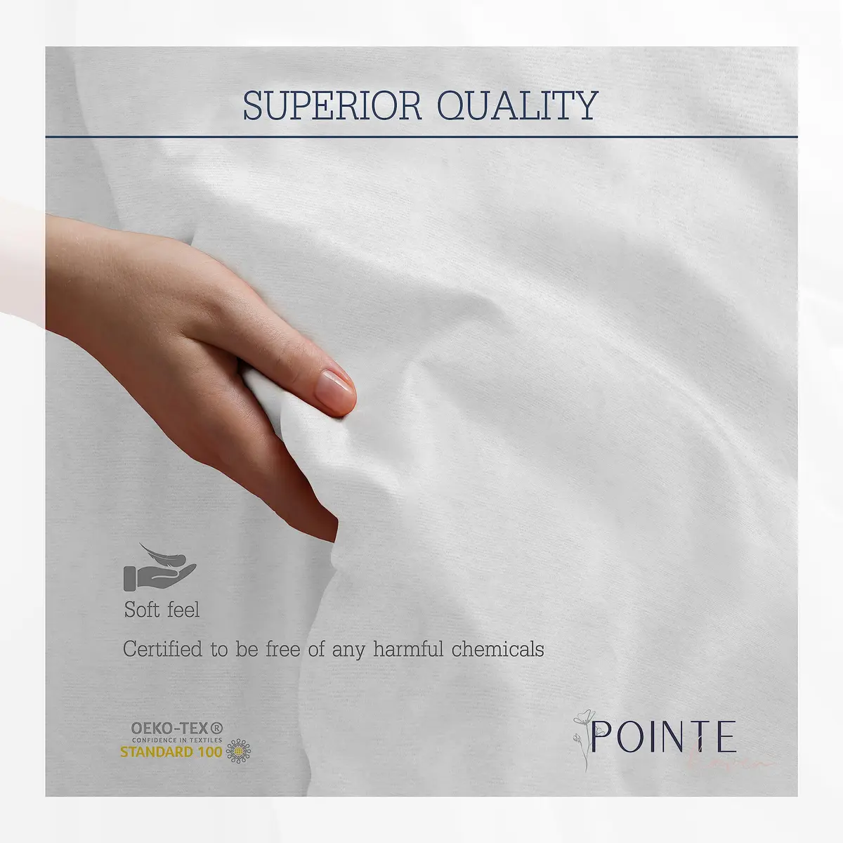 Pointehaven 200 GSM Flannel Sheet Set, Twin, Meadow | 100% Cotton, Fits up to 18" Mattresses - view 7