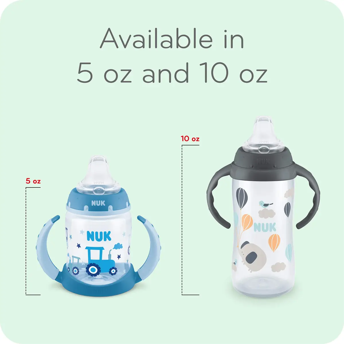 NUK Disney Learner Spill Proof Sippy Cup, Mickey Mouse, 5 Oz (150 mL) | BPA-Free - view 5