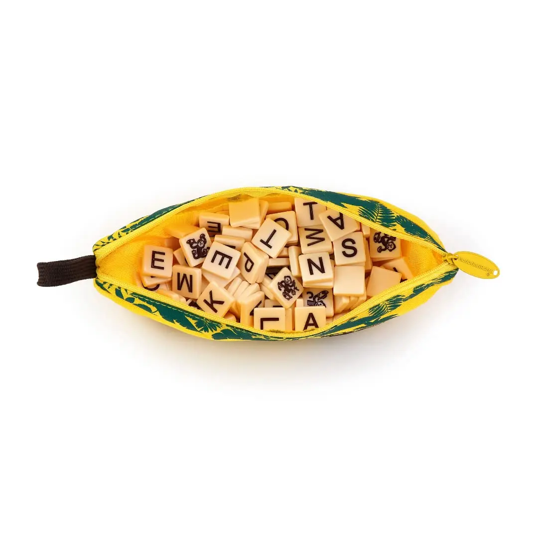 Bananagrams WildTiles Lettered Tile Game 156 g (5.5 oz) | Educational Spelling Improvement Game for Ages 7+ - view 5