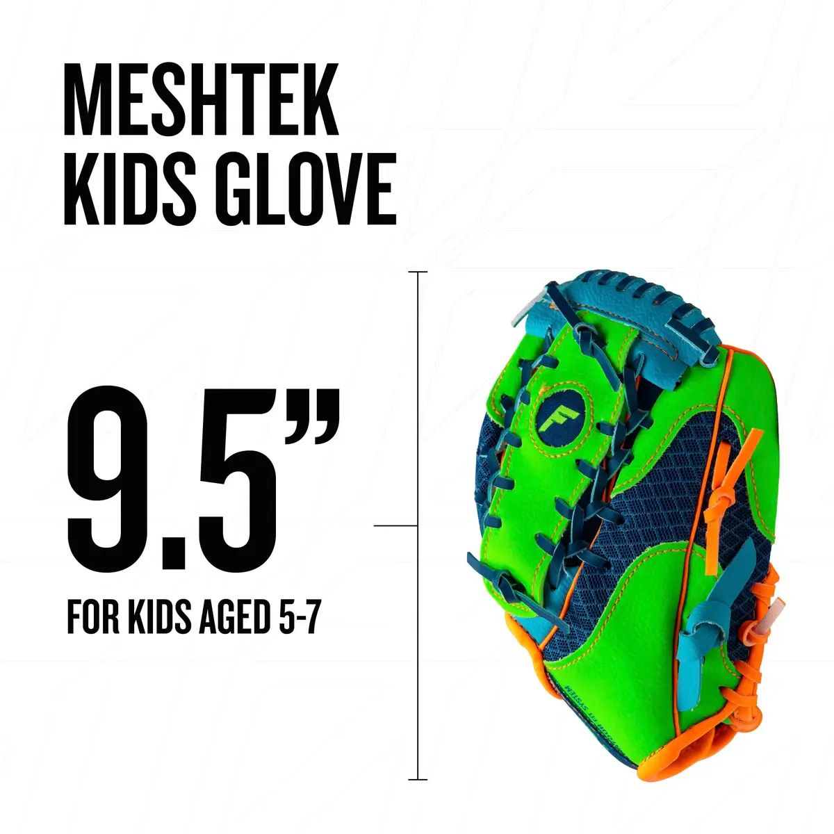 Franklin Sports Teeball Recreational Series Fielding Glove 9.5" | Lightweight, Ready to Play, Kids-Friendly - view 5