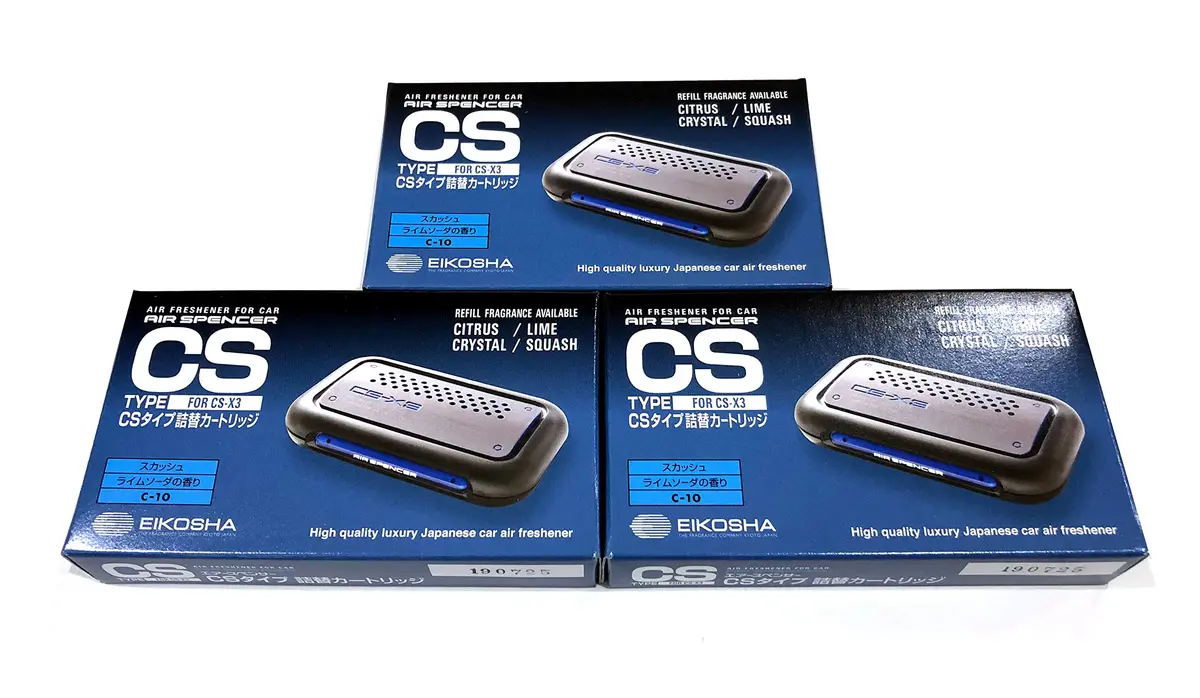 Air Spencer CS-X3 Squash Car Air Freshener Refill Pack 3 | Long-Lasting Fragrance for Indian Cars - view 3