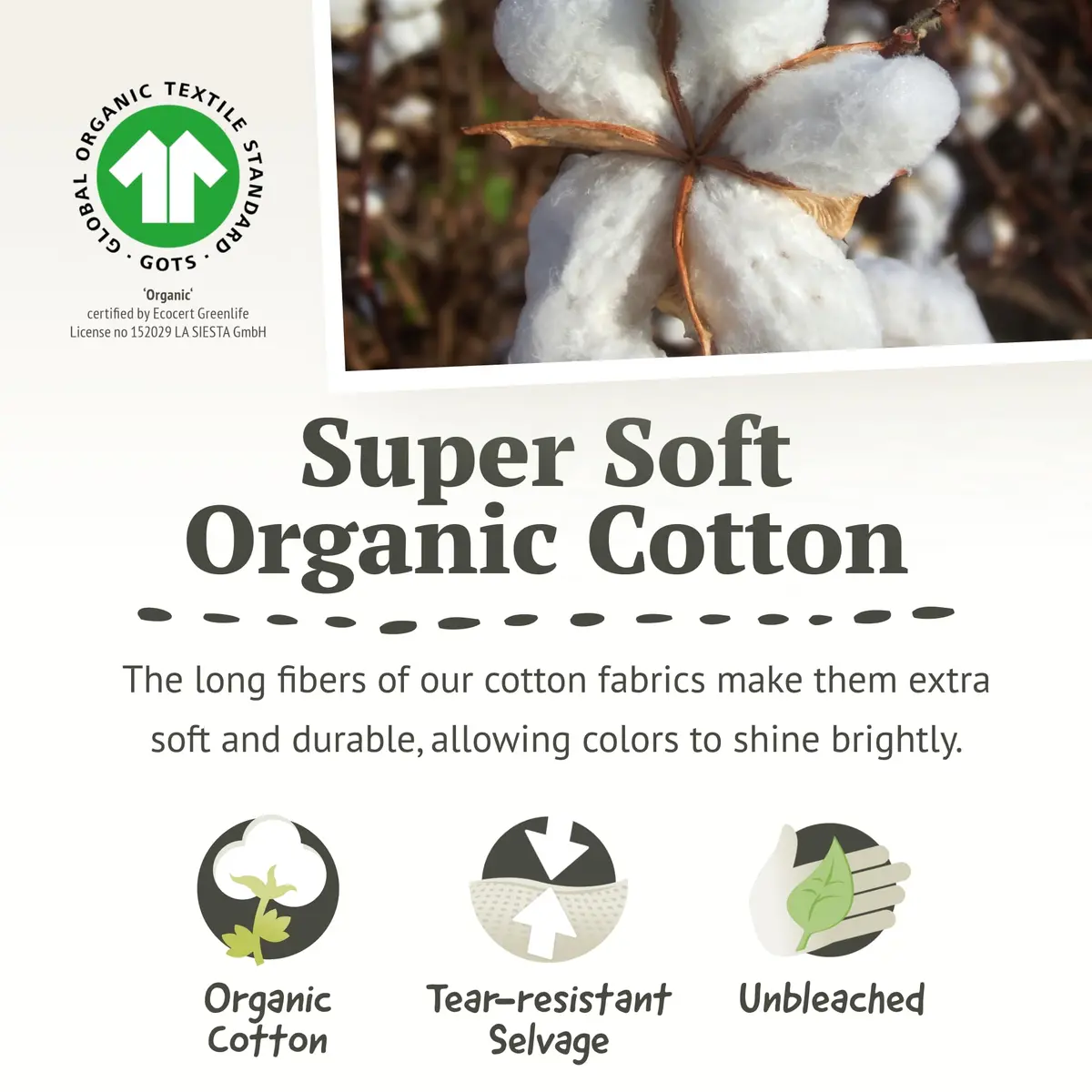 LA SIESTA Flora Blossom Organic Cotton Hammock King | Extra-Large, Soft & Durable - view 5