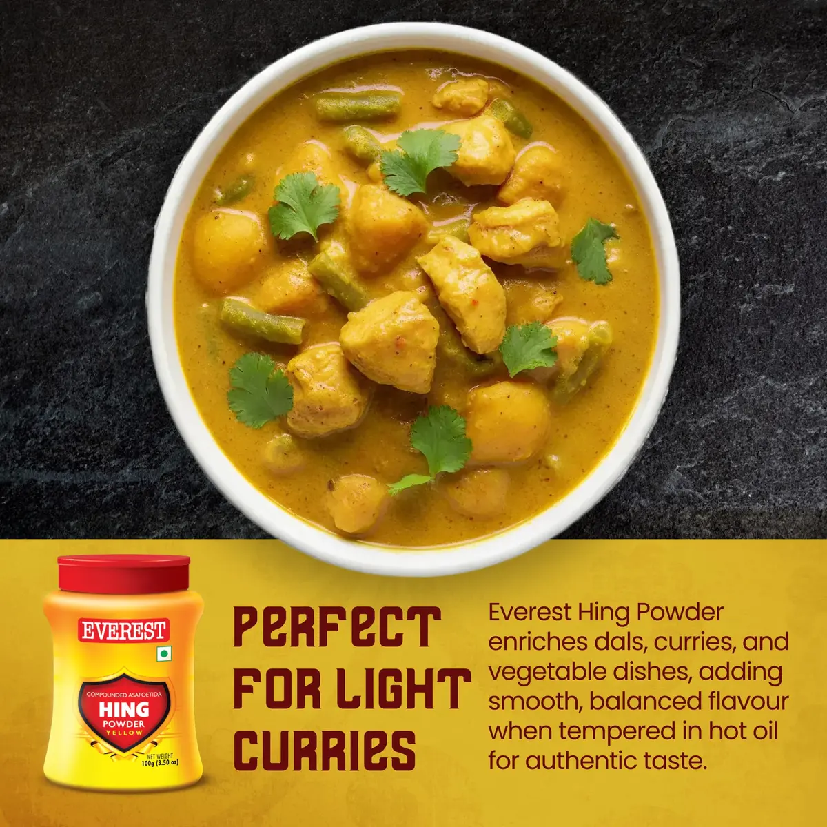 Everest Hing Powder 50 g | Vegetarian Leavening Powder for Cooking & Baking - view 5