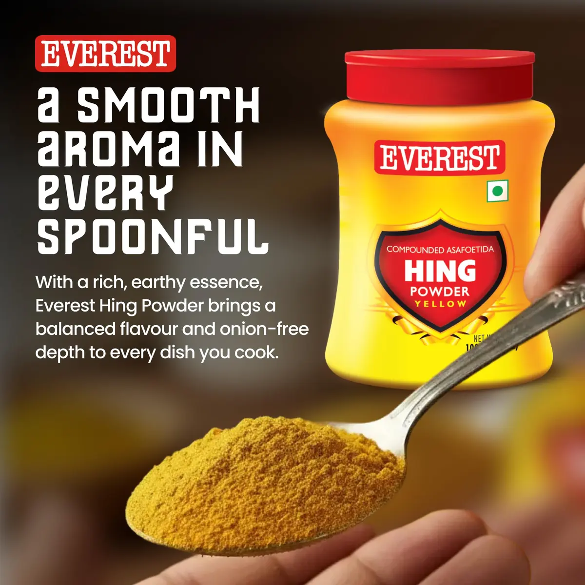 Everest Hing Powder 50 g | Vegetarian Leavening Powder for Cooking & Baking - view 3