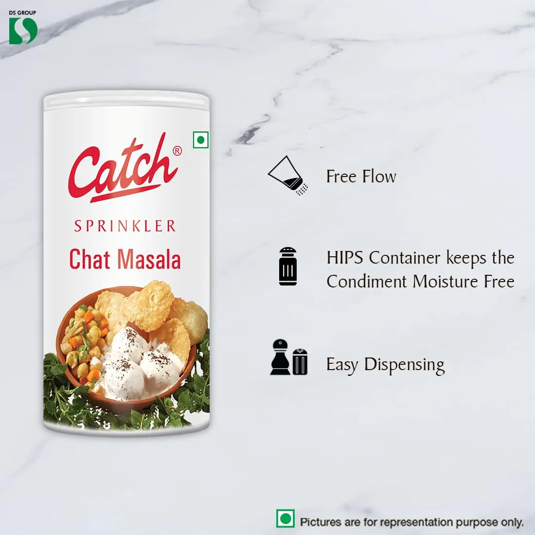Catch Sprinkles Chat Masala 100g (3.5oz) | Authentic Indian Seasoning Blend - view 2
