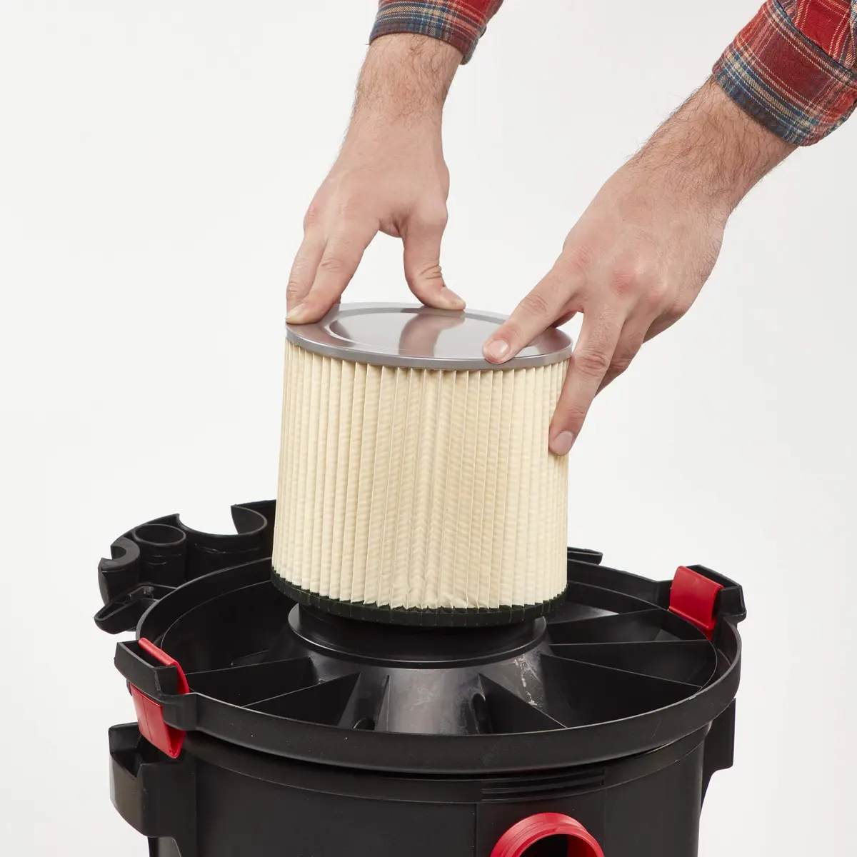 MULTI FIT VF2007TP Standard 5 Gal. and Larger Wet Dry Shop Vacuum Filters | Reusable Pleated Cartridge for 5+ Gallon Vacuums - view 5