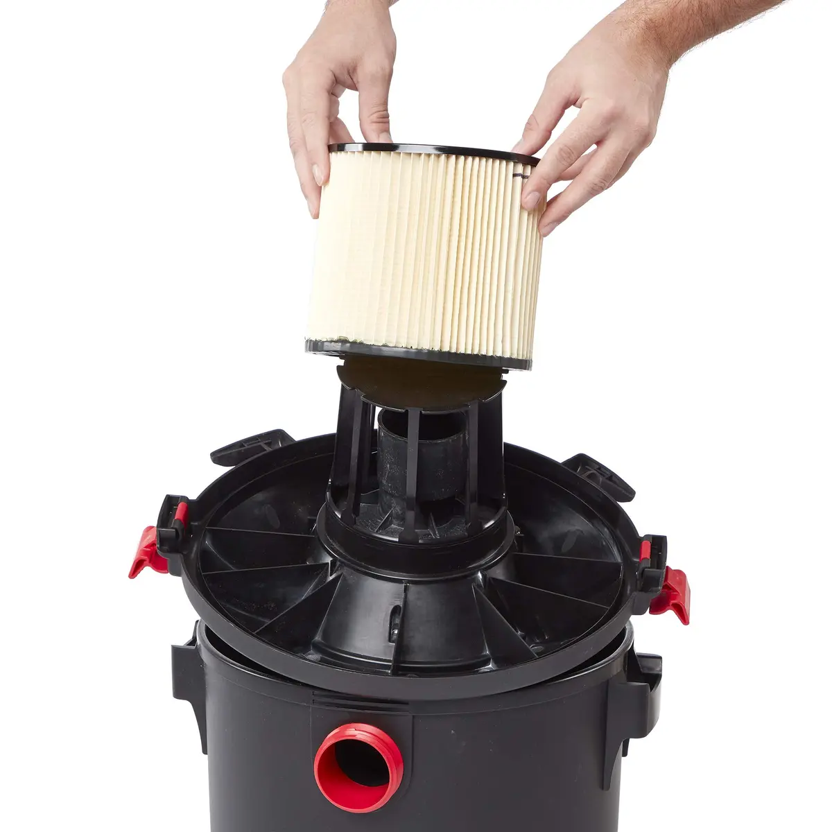 MULTI FIT VF2007TP Standard 5 Gal. and Larger Wet Dry Shop Vacuum Filters | Reusable Pleated Cartridge for 5+ Gallon Vacuums - view 4