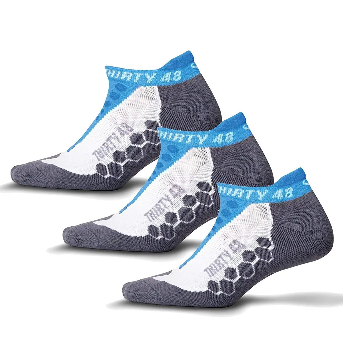Thirty48 Running Socks for Men and Women Features Coolmax Fabric That Keeps Feet Cool & Dry - 1 Pair or 3 Pairs - main product image