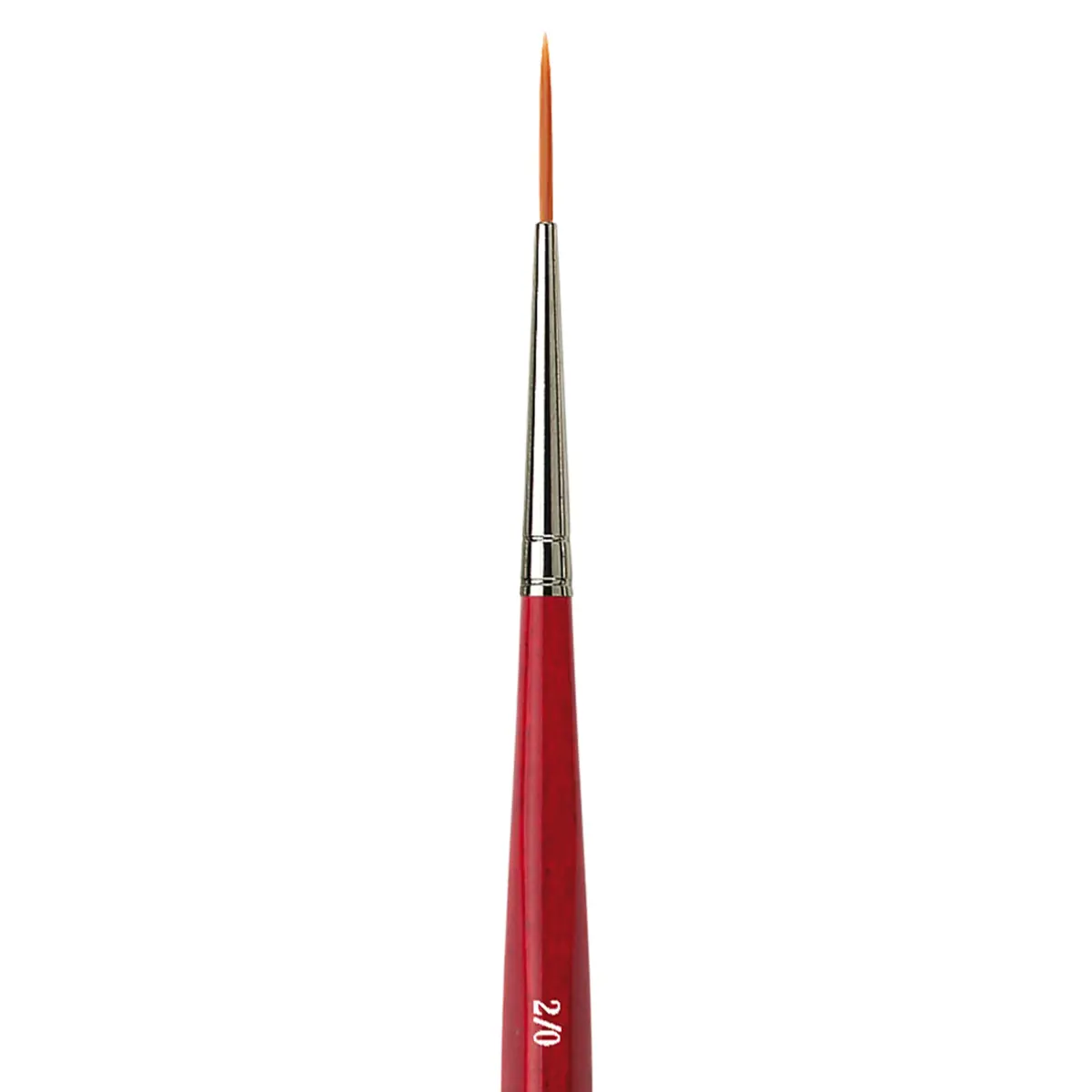da Vinci Watercolor Series 1280 CosmoTop Spin Paint Brush, Size 2/0 | Synthetic Liner with Red Handle, Medium Needle-Sharp (en_US) - view 3
