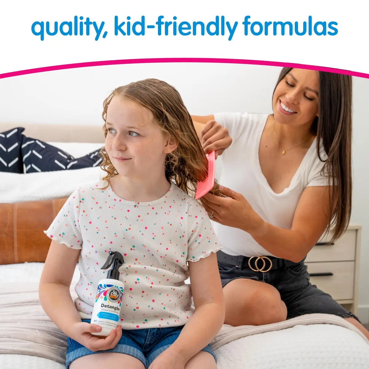 SO COZY Kids 2-in-1 Detangler & Leave In Conditioner Spray 237ml (8 Fl Oz) | Gentle Tangle-Free Formula for Kids - view 4