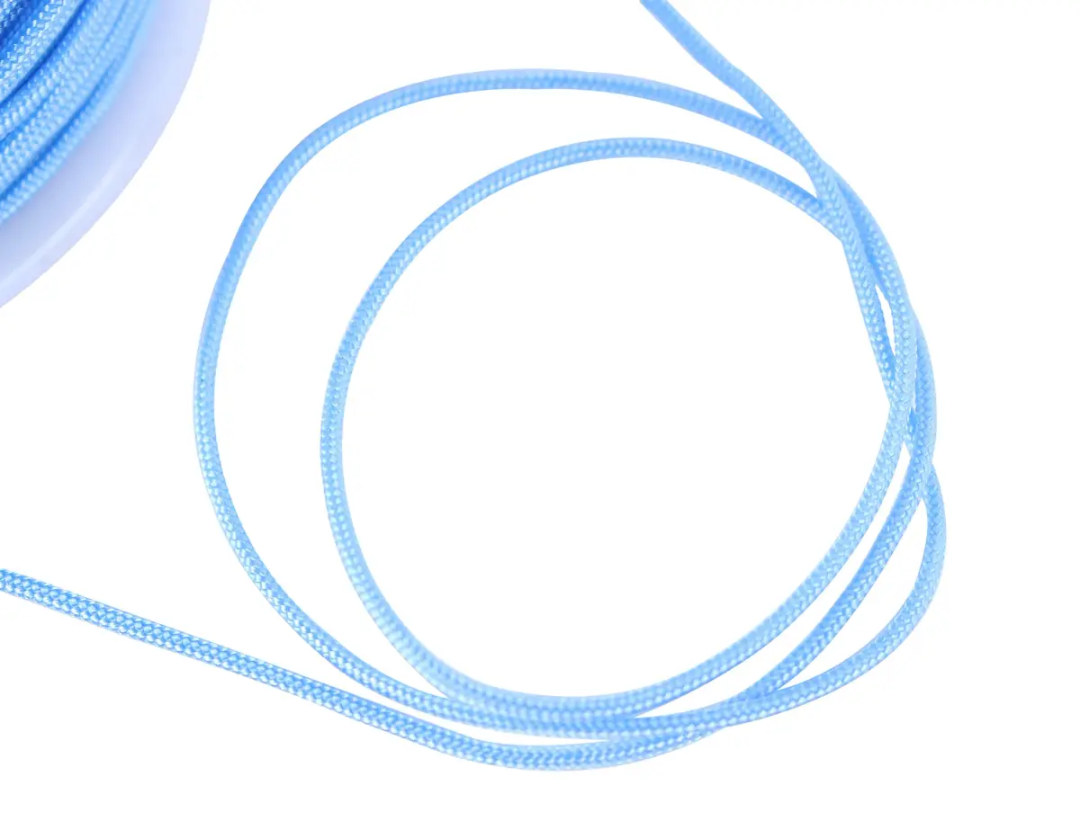 KONMAY Braided Nylon Beading Cord 1.5mm (135m/150 Yards) | Strong, Non-Stretch, Sky Blue - view 3