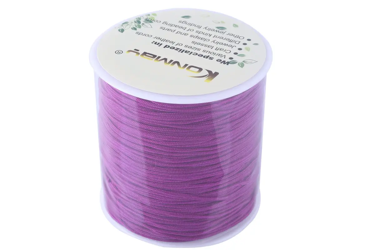 KONMAY 1.5mm Braided Nylon Beading Cord 135 Meters (150 Yards) | Strong & Durable for Jewelry Making - view 3