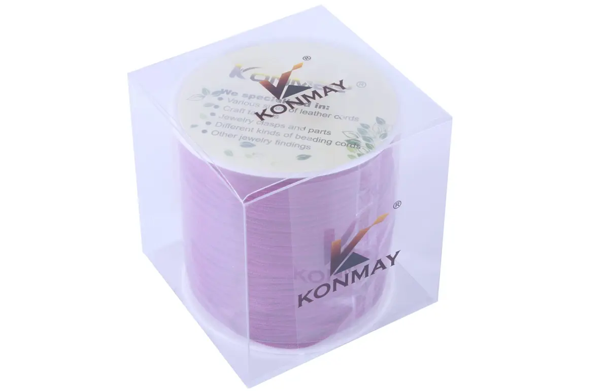 KONMAY 1.5mm Braided Nylon Beading Cord 135 Meters (150 Yards) | Strong & Durable for Jewelry Making - view 4