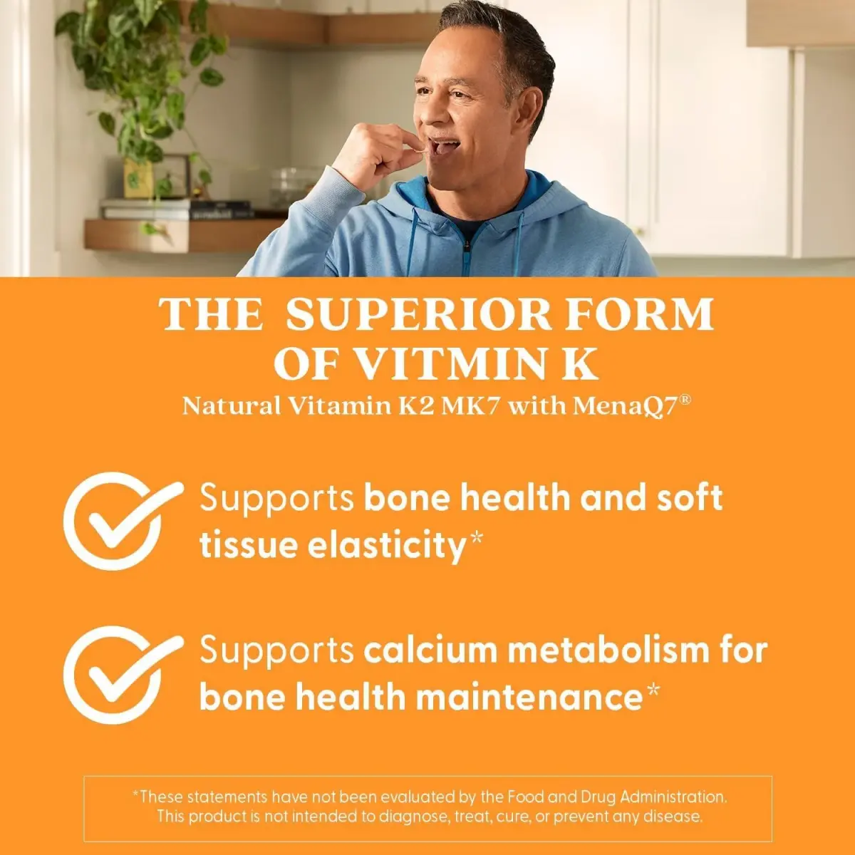 Doctor's Best Natural Vitamin K2 MK-7 Supplement 100 mcg (60 Veg Caps) | Bone & Soft Tissue Support with MenaQ7 - view 5