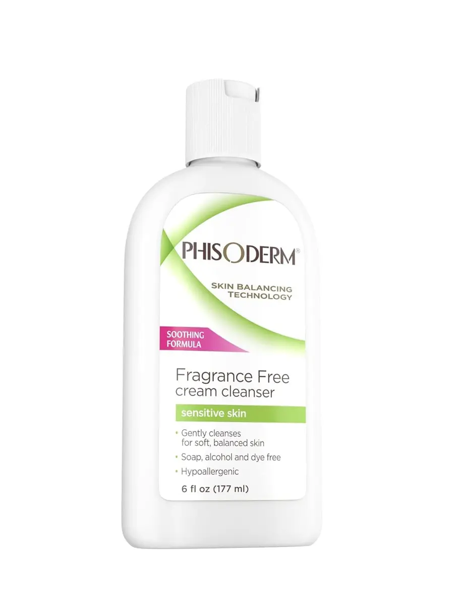 Phisoderm Fragrance Free Cream Cleanser For Sensitive Skin 540ml (18 Fl Oz) | Dermatologist Tested - view 5