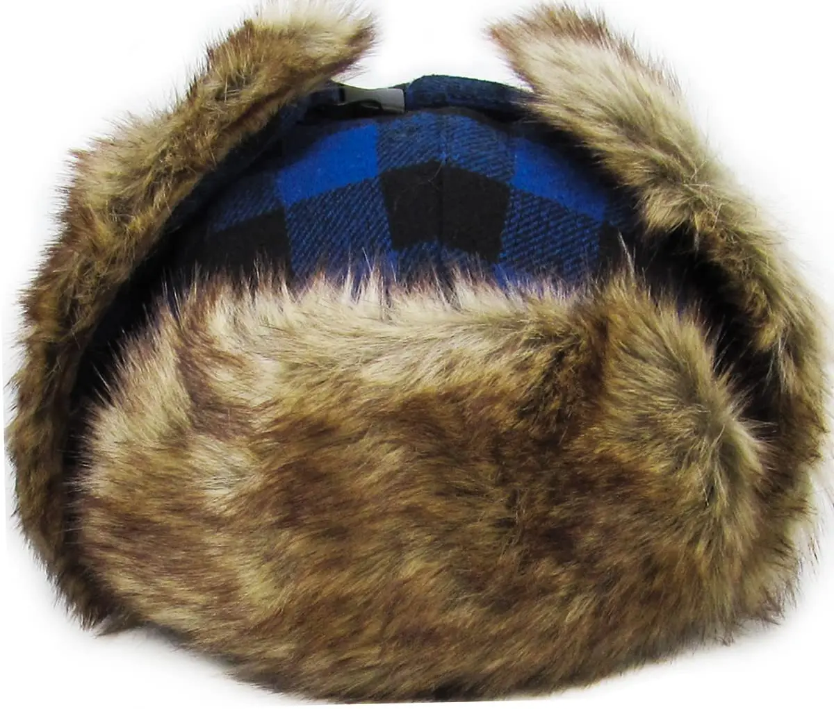 KBETHOS KBW-604 Roy-BLK Lumberjack Plaid Aviator Trapper Hat One Size | Classic Winter Style with Ear Flaps - view 5