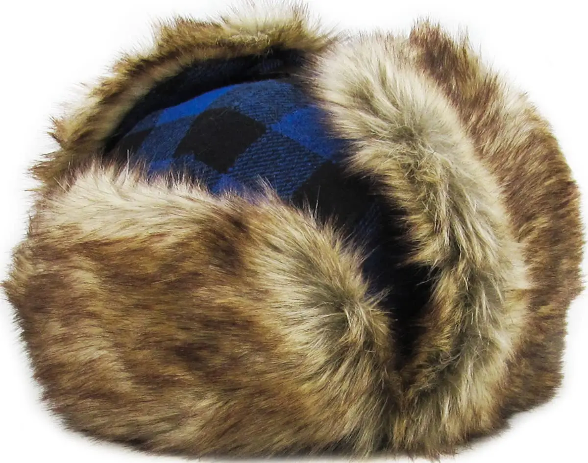 KBETHOS KBW-604 Roy-BLK Lumberjack Plaid Aviator Trapper Hat One Size | Classic Winter Style with Ear Flaps - view 6