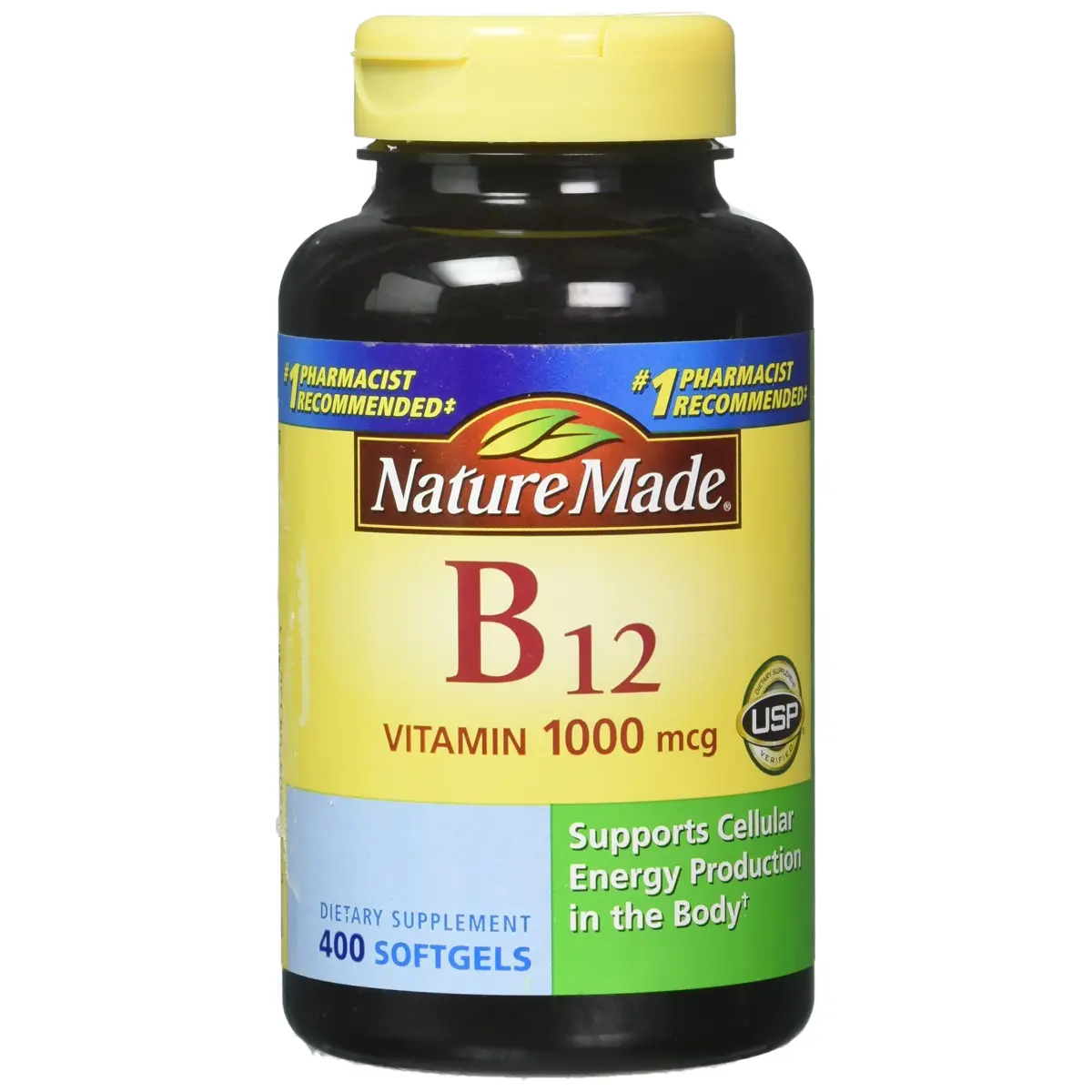 Nature Made Vitamin B12 1000 mcg. Softgels | Supports Cellular Energy & Nervous System Function - main product image