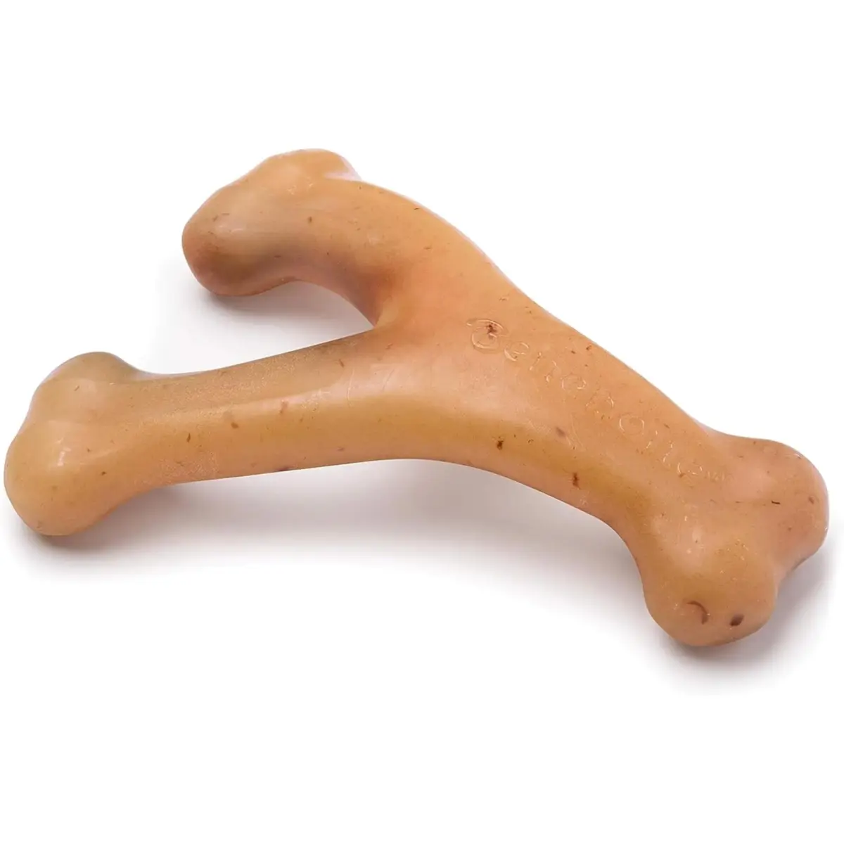 Benebone Wishbone Durable Dog Chew Toy for Aggressive Chewers, Real Chicken Flavor, Small | Tough Nylon Toy for Any Breed - main product image