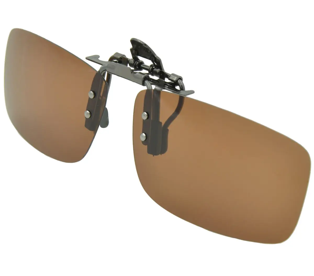 Besgoods Polarized Clip-On Flip-Up Sunglasses 60mm (2.36 inches) | Reduce Glare for Driving & Sports - main product image