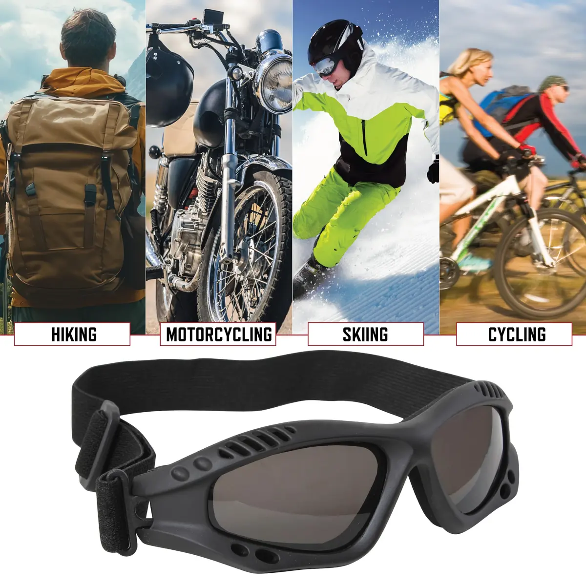 Rothco Ventec Tactical Goggles - Lightweight, Durable Eye Protection for Field Missions and Outdoor Sports - view 2