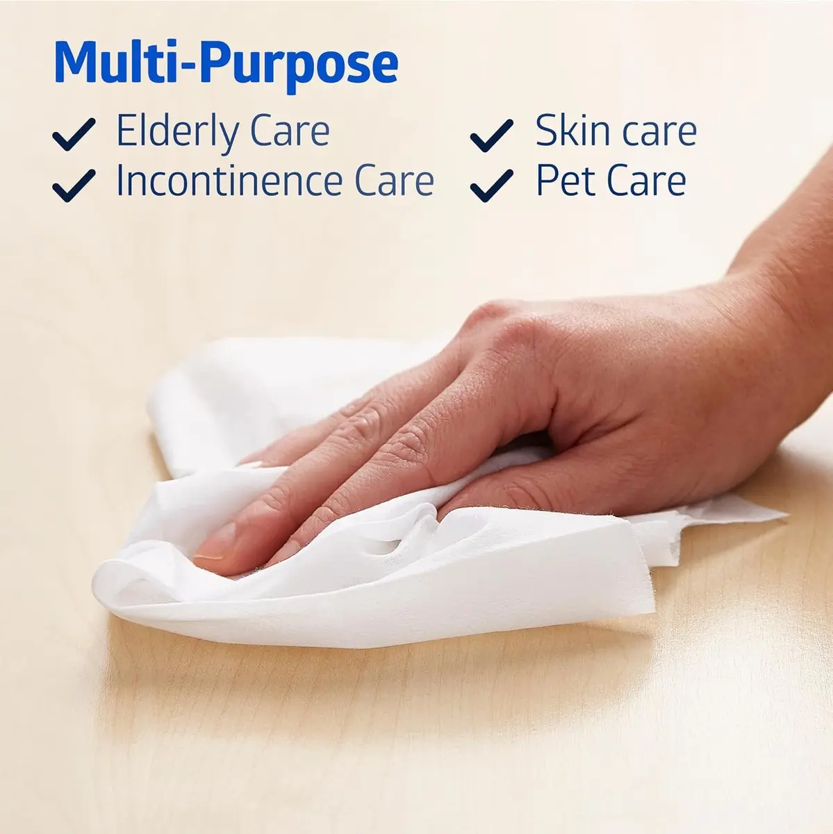 Medline Ultrasoft Dry Baby Wipes 500 Count | Gentle Disposable Cloths for Sensitive Skin - view 5