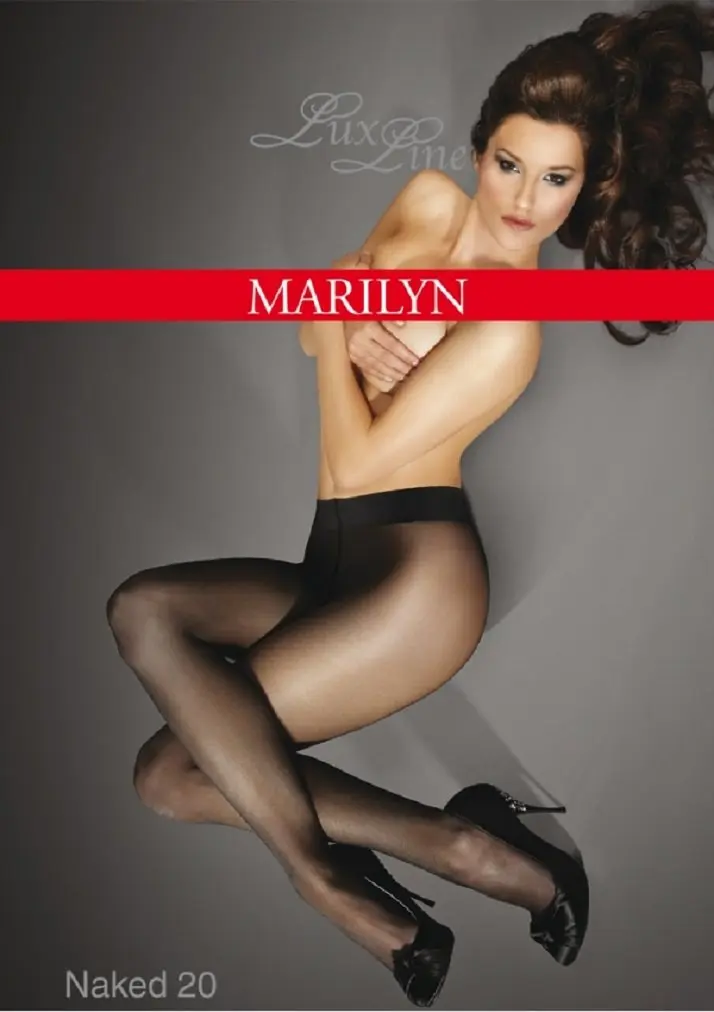 MARILYN Sheer Silky Luxe Pantyhose 20 Denier Nude | Elegant European Made Tights - view 6