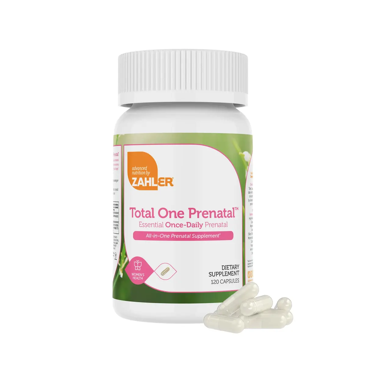 Zahler Total One Prenatal Vitamins 120 Count | Supports Mom & Baby Health - main product image