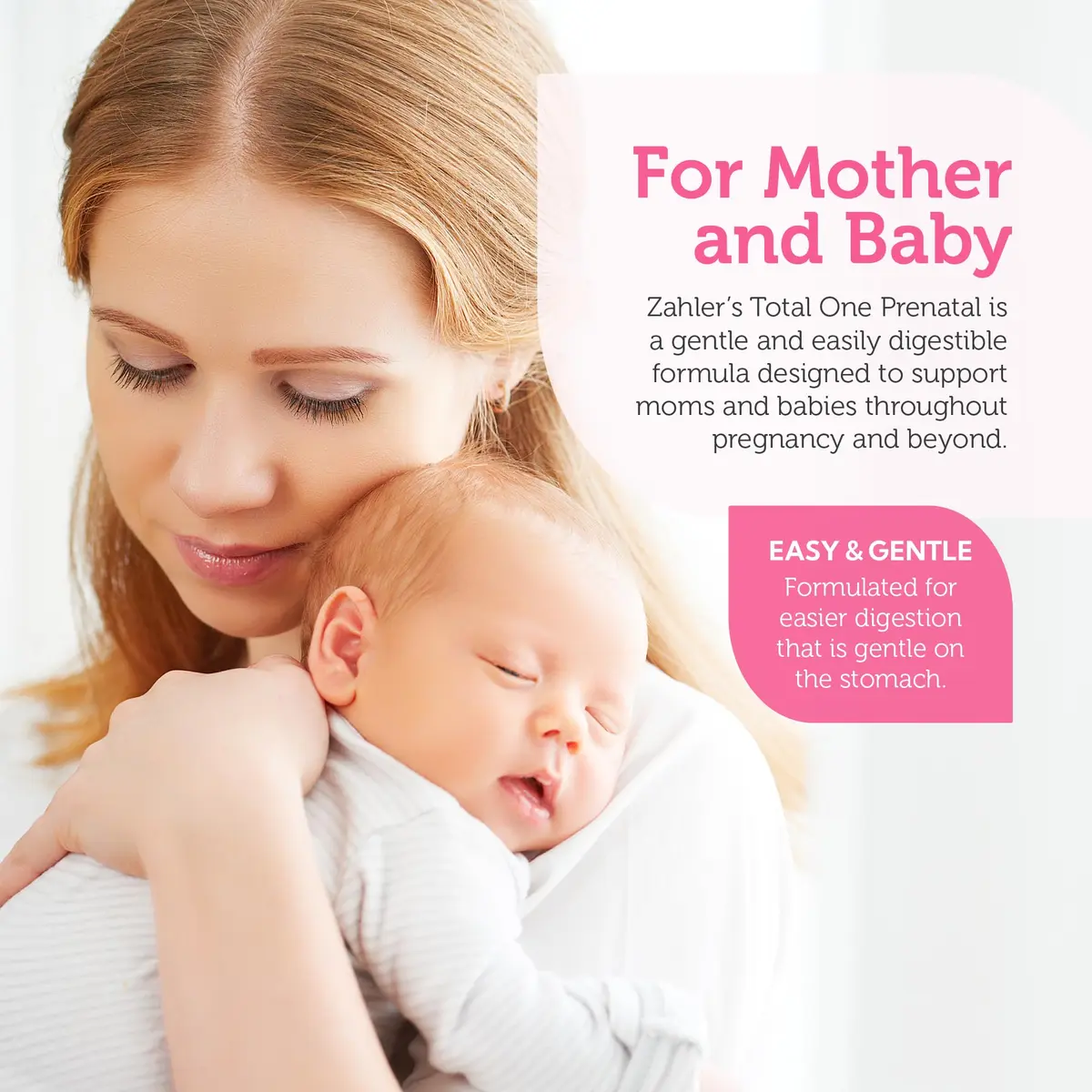 Zahler Total One Prenatal Vitamins 120 Count | Supports Mom & Baby Health - view 3