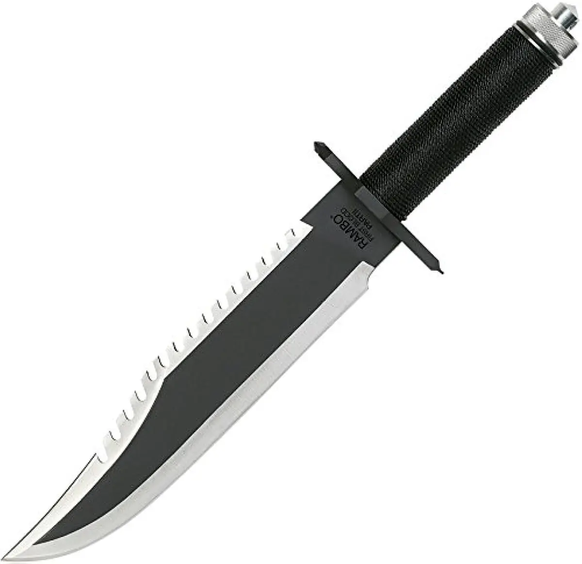Ramboa Knives Masterpiece Collection First Blood Part II Knife | 10" Stainless Steel Drop Point Blade - main product image