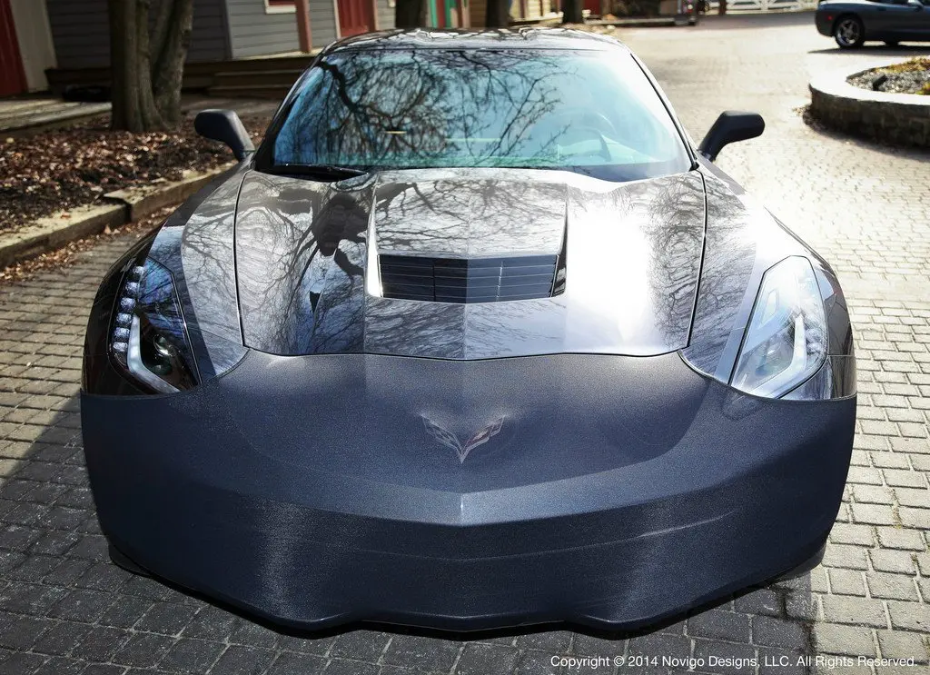 NoviStretch C7 Corvette Stingray Front Bra High Tech Stretch Mask | Contoured Fit & Easy Install - view 4