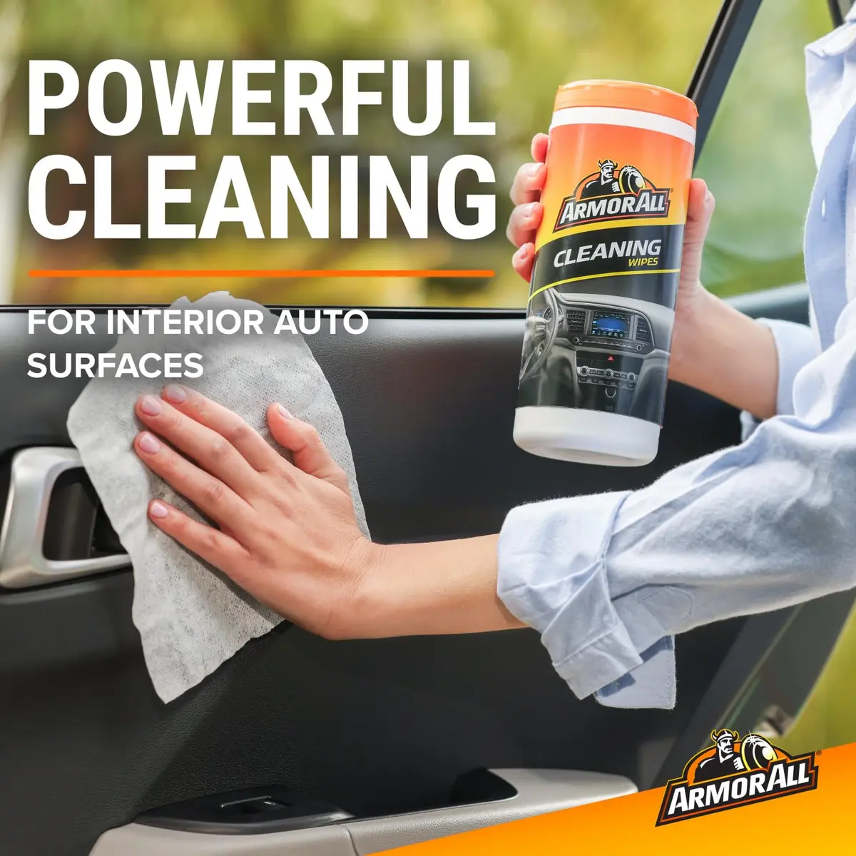Armor All Interior Car Cleaning Wipes for Vinyl, Fabric, Carpet | Powerful Auto Surface Cleaner - view 2