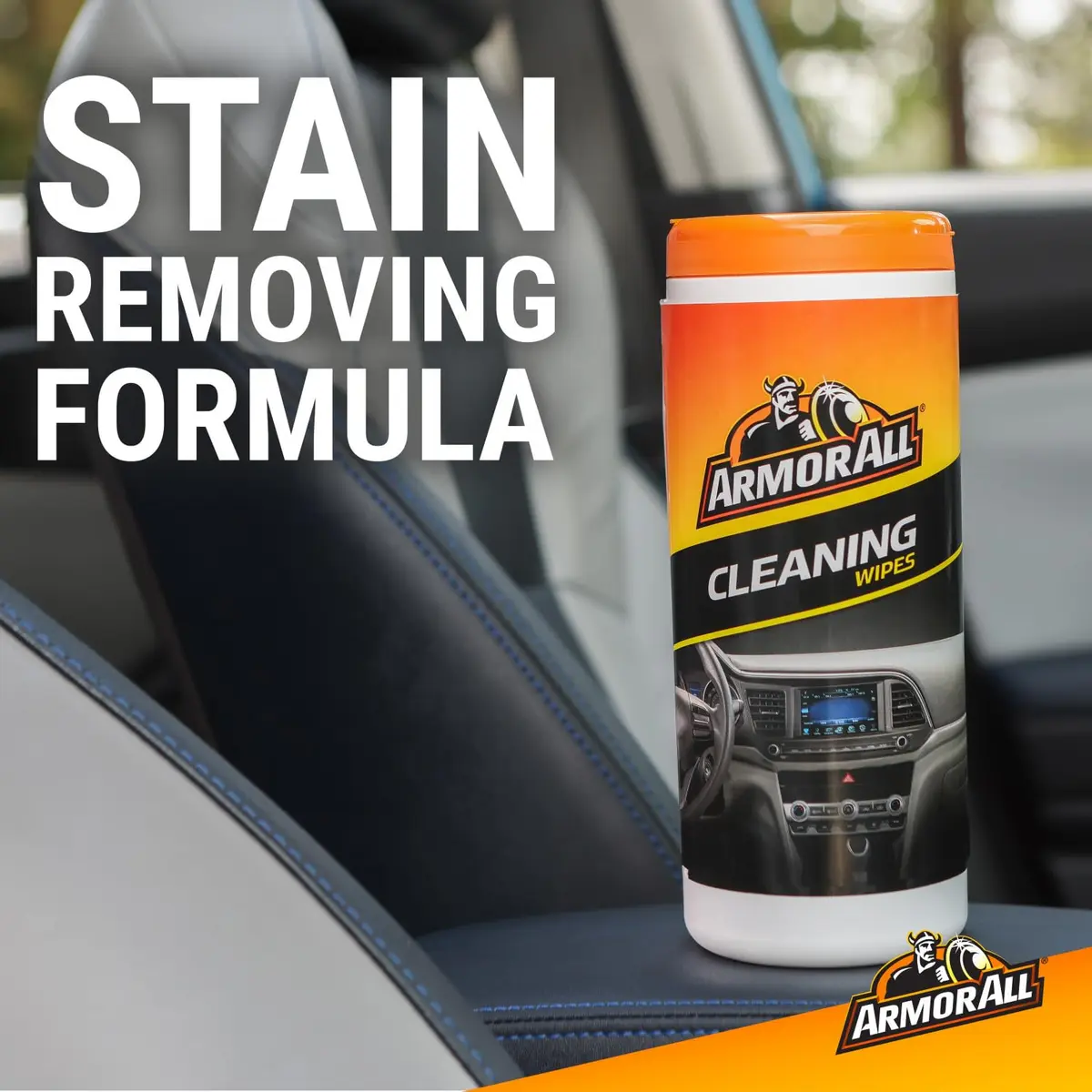 Armor All Interior Car Cleaning Wipes for Vinyl, Fabric, Carpet | Powerful Auto Surface Cleaner - view 3