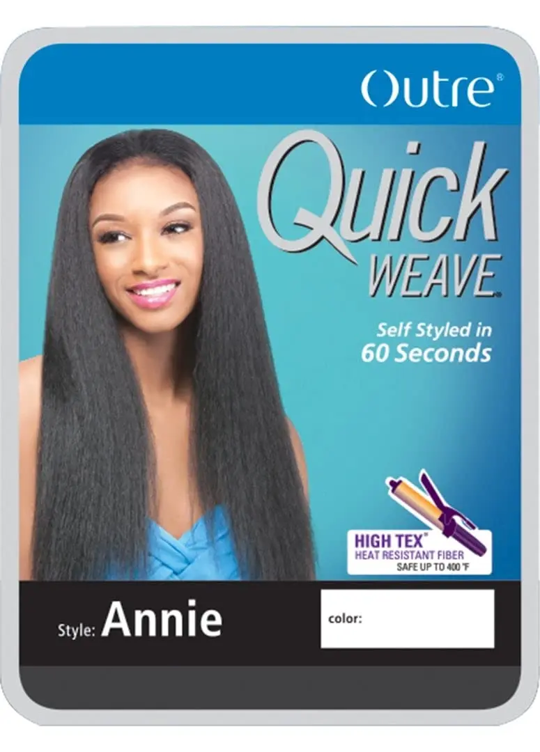 Outre ANNIE 4 (Medium Brown) - Synthetic Half Wig, 22 Inches, Yaki Straight | Natural Look & Easy Style - view 2