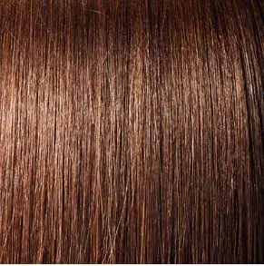 Outre ANNIE 4 (Medium Brown) - Synthetic Half Wig, 22 Inches, Yaki Straight | Natural Look & Easy Style - view 4