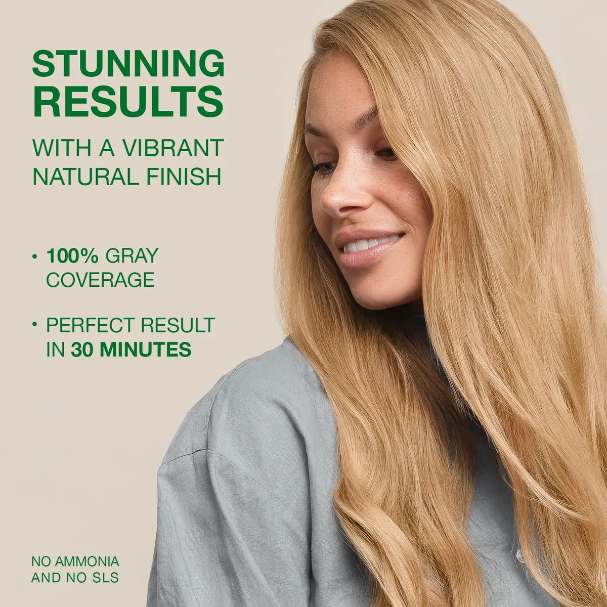 Naturigin Permanent Hair Color 10.3 Light Golden Blonde | Ammonia-Free, 100% Gray Coverage, Nourishing Formula (70-120 chars) - view 3