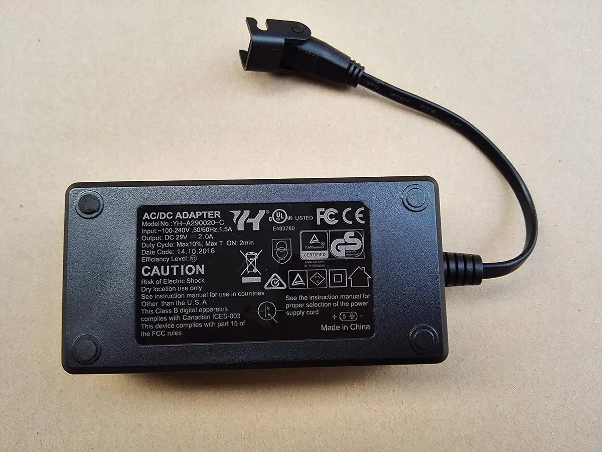 YH AC/DC Power Supply Transformer for Lift Chair & Recliner | 29V 2A, Black - view 3