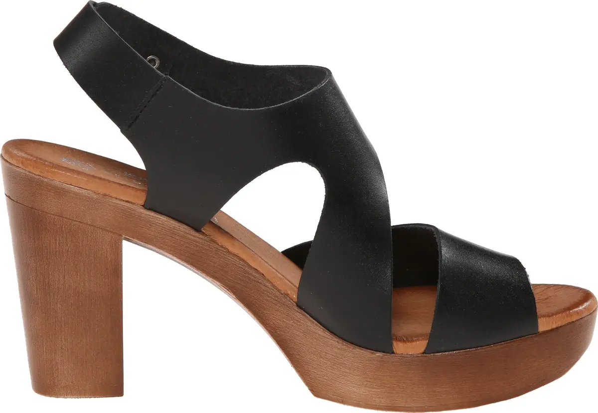 Eric Michael Ginger Black EU 36 | 3-1/2" Heel, Leather, Casual Women’s Sandal - view 3