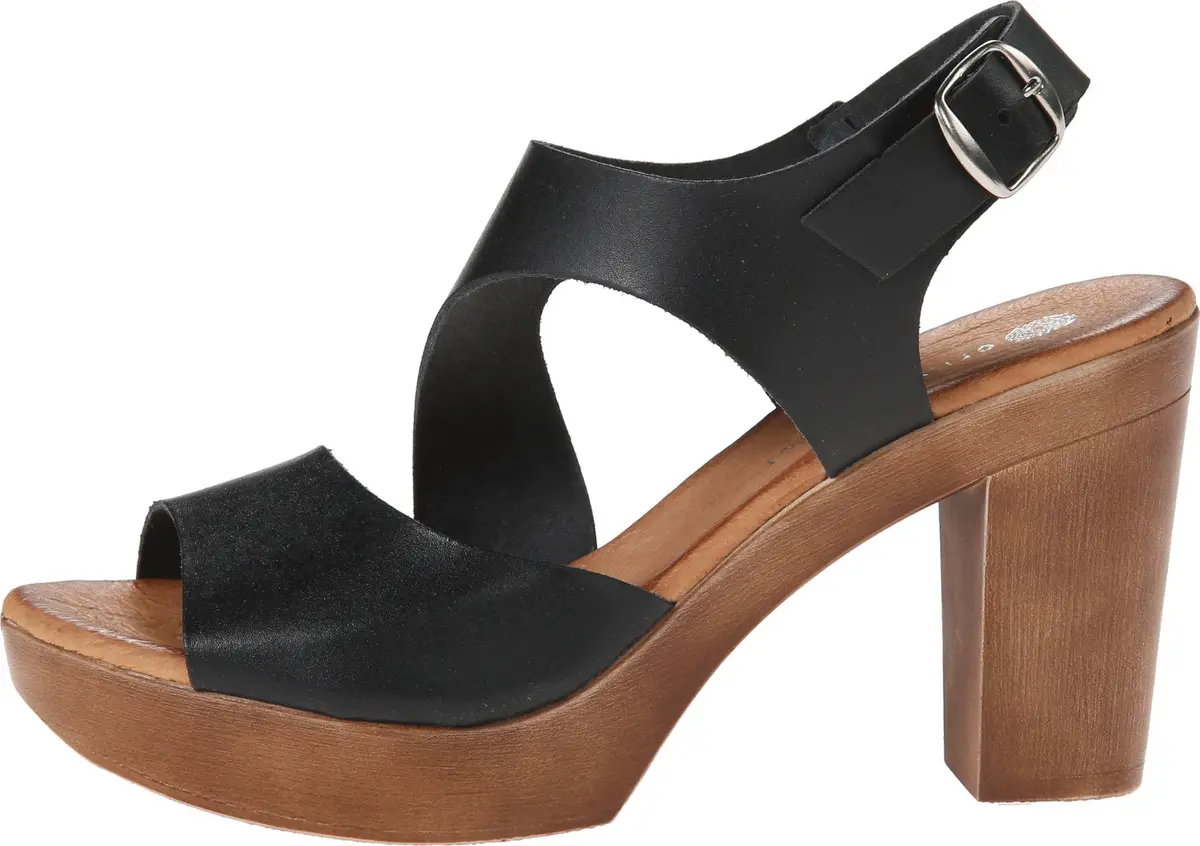 Eric Michael Ginger Black EU 41 | 3-1/2" Block Heel, Leather, Casual Dress Sandal for Women - view 2