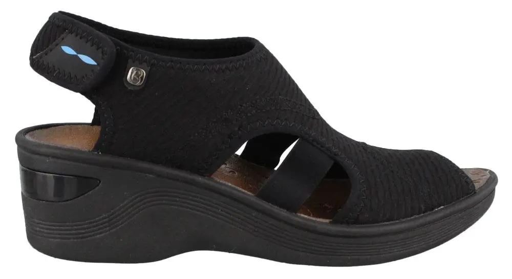 LifeStride Dream Sandal Wedge Heel 9 W US | Cloud Technology & Adjustable Strap - main product image